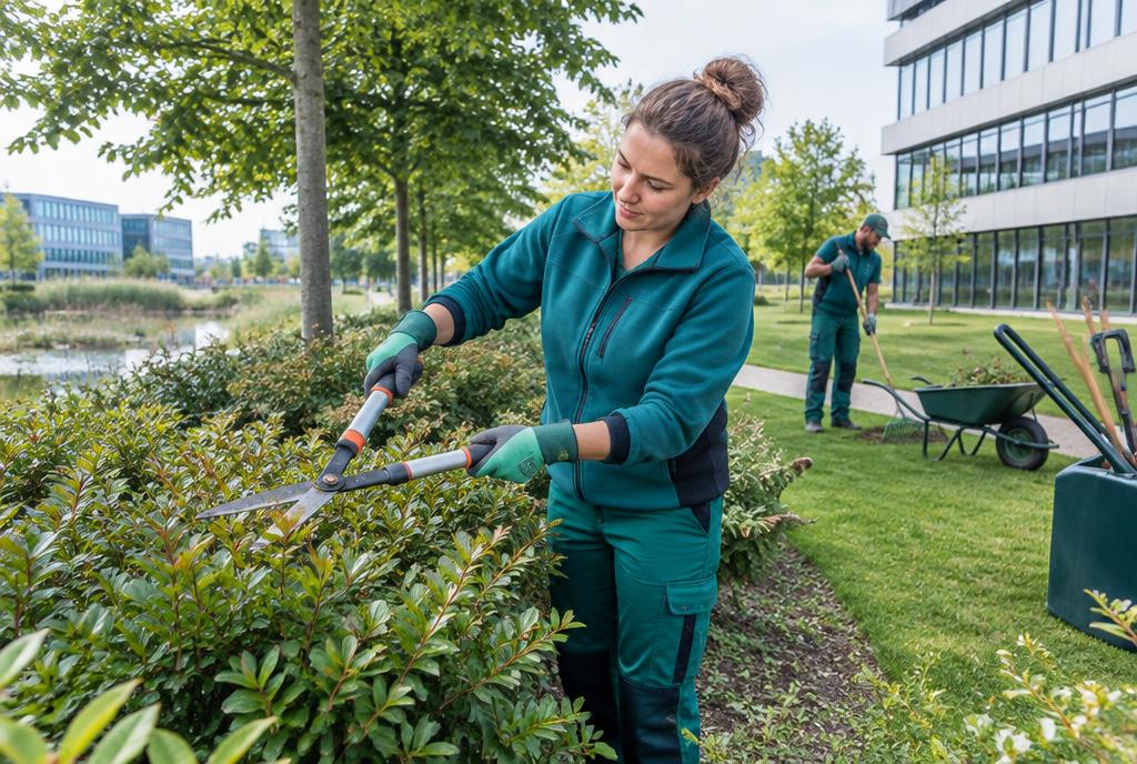 Équipe d’entretien des espaces verts