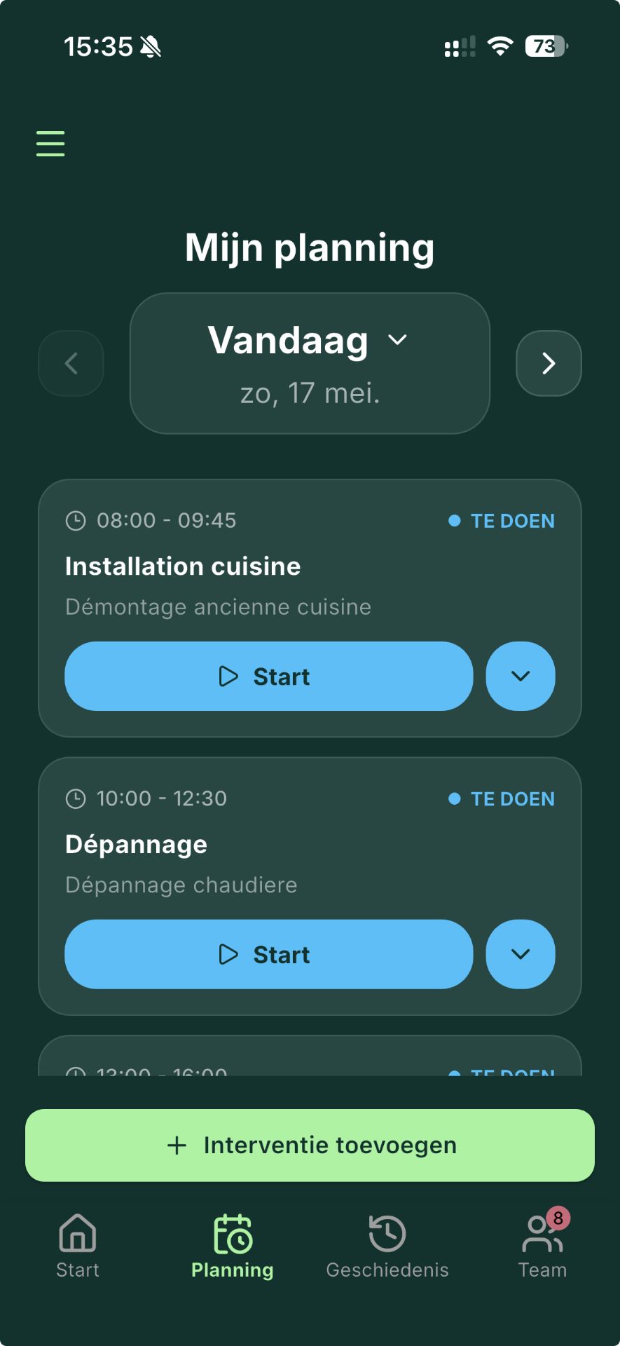 Mijn dagplanning